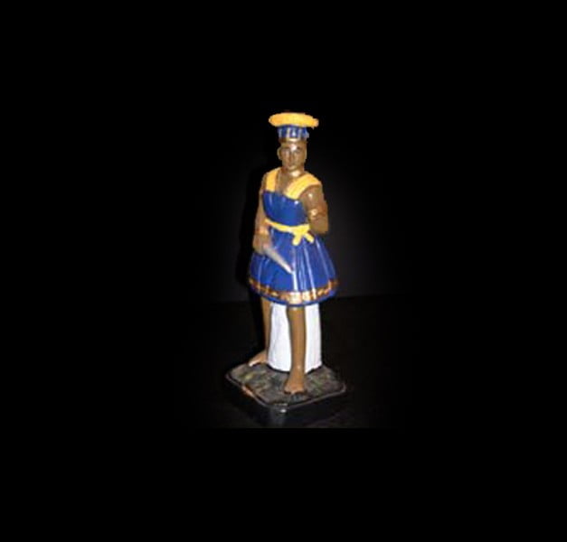 Plaster Statue Ogùm Candomblè cm 22 Plaster Statue Ogùm Candomblè cm 22