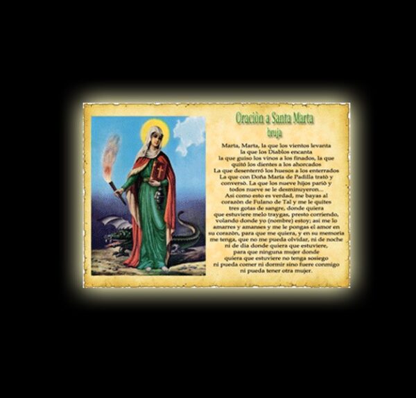 Saint Martha Bruja's prayer - Parchment