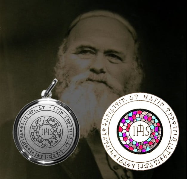 ABATE JULIO TALISMAN - JESUS HOSTIE - SILVER 925 GR 3 ABATE JULIO TALISMAN - JESUS HOSTIE - SILVER 925 GR 3