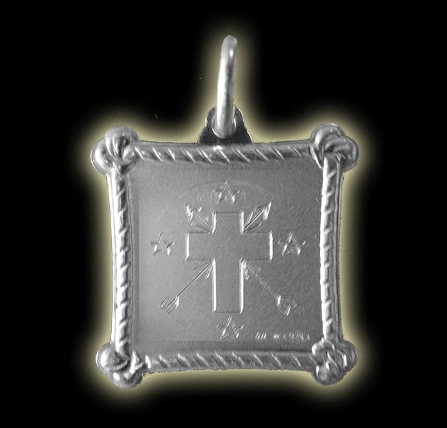 PONTO OXOSSI MEDAL - SILVER 925 PONTO OXOSSI MEDAL - SILVER 925