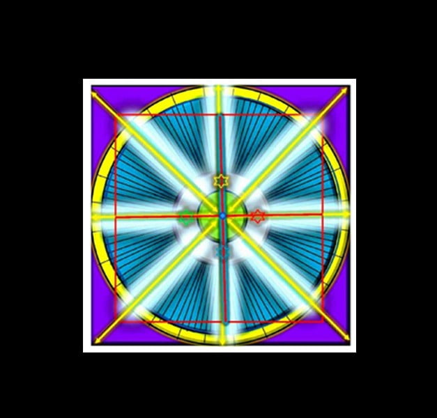 Telo cerimoniale in tessuto cm 38 X 38 Sigillo dei Segreti dell'Arbatel Telo cerimoniale in tessuto cm 38 X 38 Sigillo dei Segreti dell'Arbatel