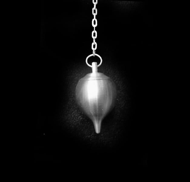 ALUMINIUM PENDULUM WITH WITNESS - GOLDEN COLOUR