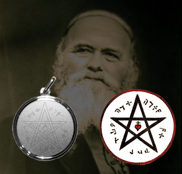 ABATE JULIO TALISMAN - PENTAGRAM - SILVER 925 GR 3 ABATE JULIO TALISMAN - PENTAGRAM - SILVER 925 GR 3
