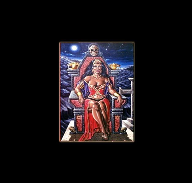 POMBA GIRA RAINHA - sublimation ON ALUMINUM 30 X 20 CM POMBA GIRA RAINHA - sublimation ON ALUMINUM 30 X 20 CM