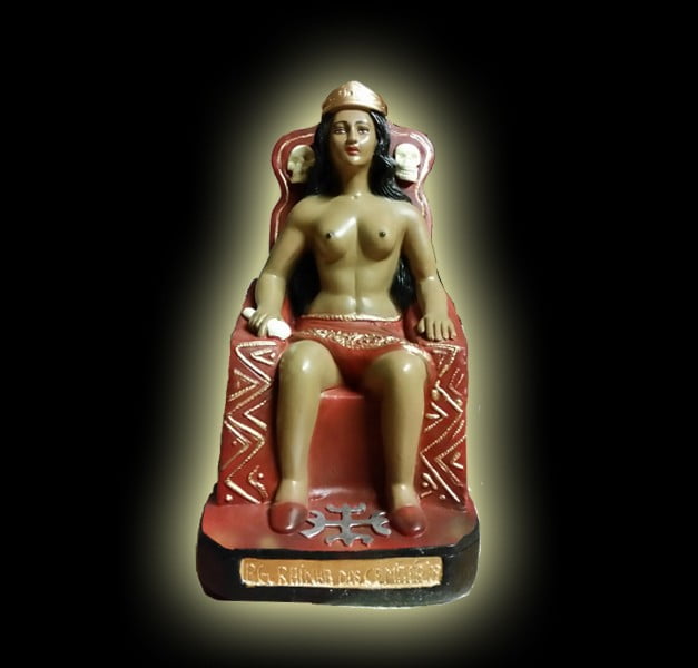 POMBA GIRA RAINHA DO CEMITERIO CM 30 BAROQUE