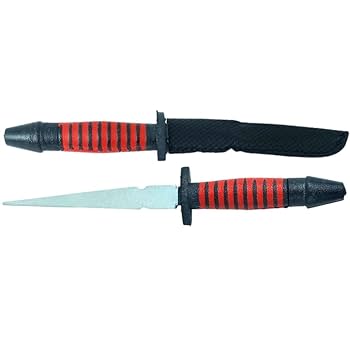 PUGNALE DI POMBA GIRA - CM 9.5  In metallo con fodero (PONTEIRO)