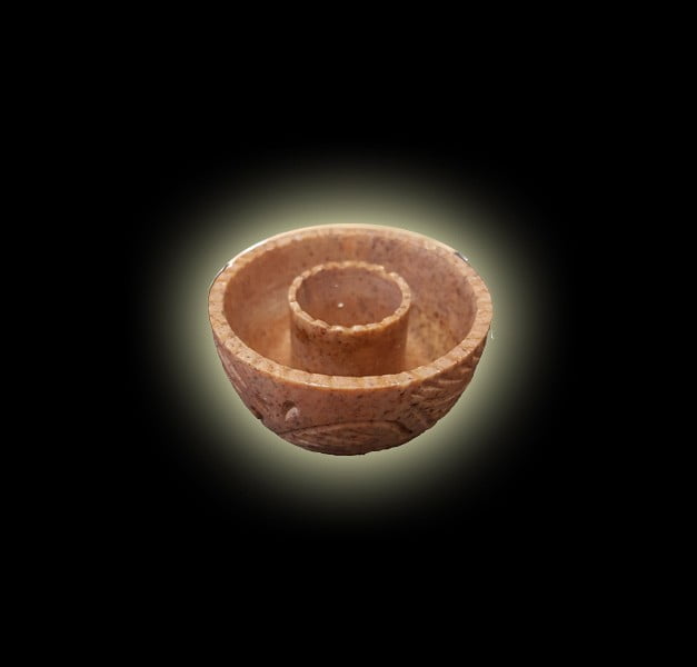 PORTA CANDELA IN PIETRA