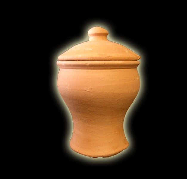 QUARTINHA DE BARRO MACHO (SENZA MANICI) CM 15 (TERRA COTTA)