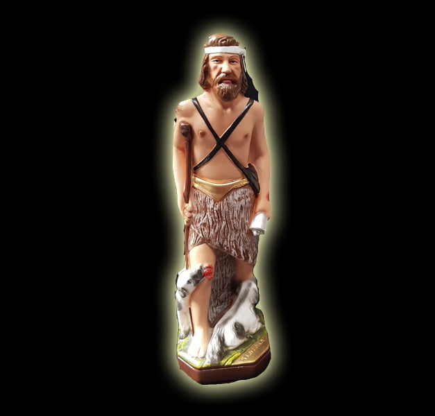 Statua di San Lazzaro cm 30 - Made in Brazil