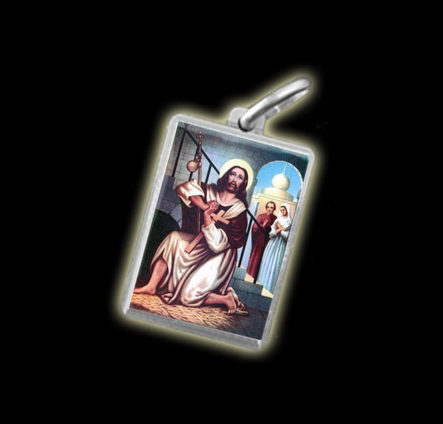 Medaglia - Immagine a colori SANT ALESSIO -  argento 925