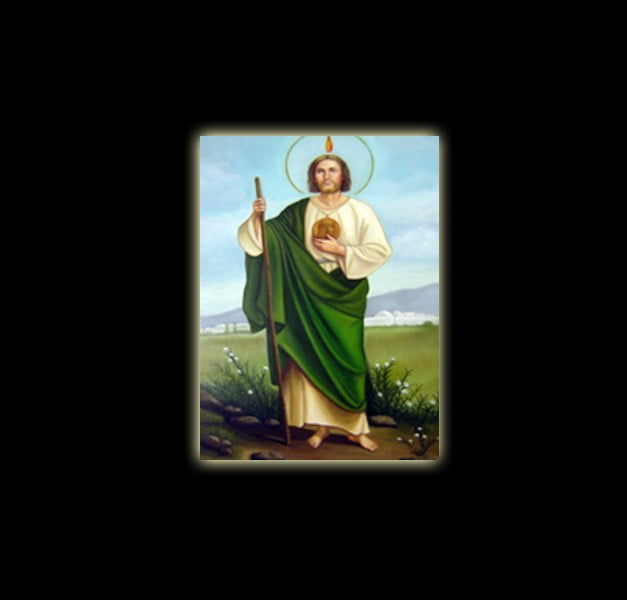 SAINT JUDAS - sublimation ON ALUMINUM 20 X 15 CM SAINT JUDAS - sublimation ON ALUMINUM 20 X 15 CM