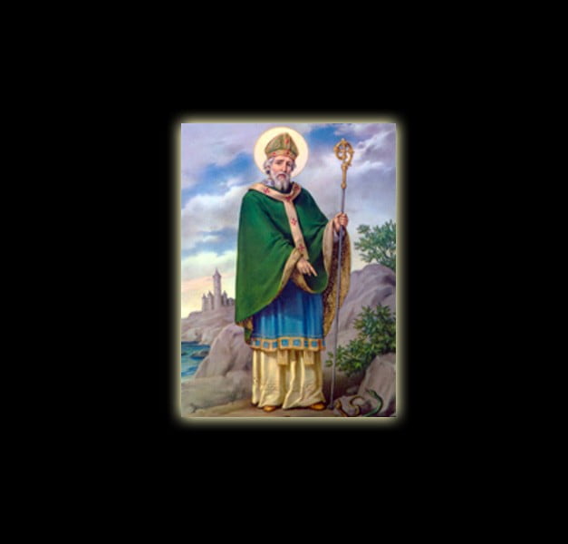 Saint Patrick - Damballah -  - sublimation ON ALUMINUM 30 X 20 CM Saint Patrick - Damballah -  - sublimation ON ALUMINUM 30 X 20 CM