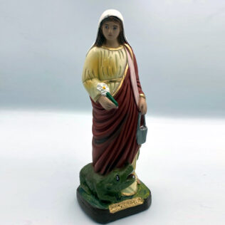 Plaster statue Santa Marta 18 cm
