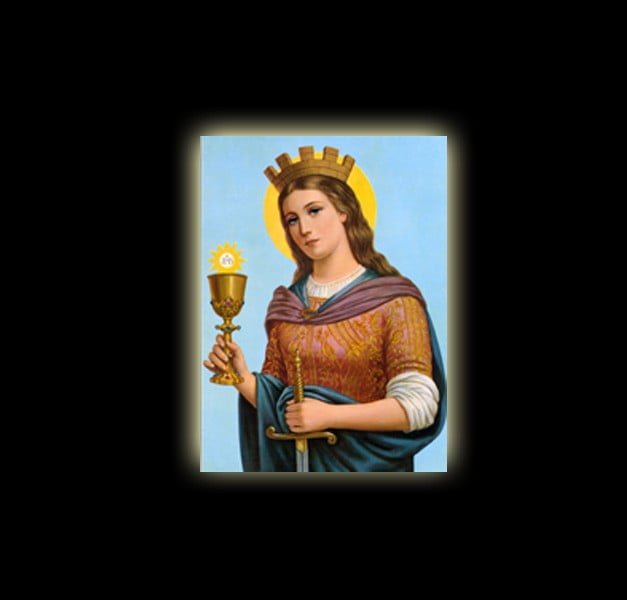 SANTA BARBARA - STAMPA SUBLIMATICA SU ALLUMINIO CM 20 X 15 SANTA BARBARA - STAMPA SUBLIMATICA SU ALLUMINIO CM 20 X 15