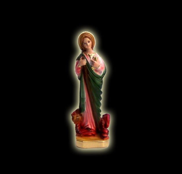 Plaster statue Santa Marta 20 cm Plaster statue Santa Marta 20 cm