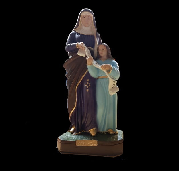 Plaster statue Nanà - Saint  Anna 30 cm - BAROQUE Plaster statue Nanà - Saint  Anna 30 cm - BAROQUE