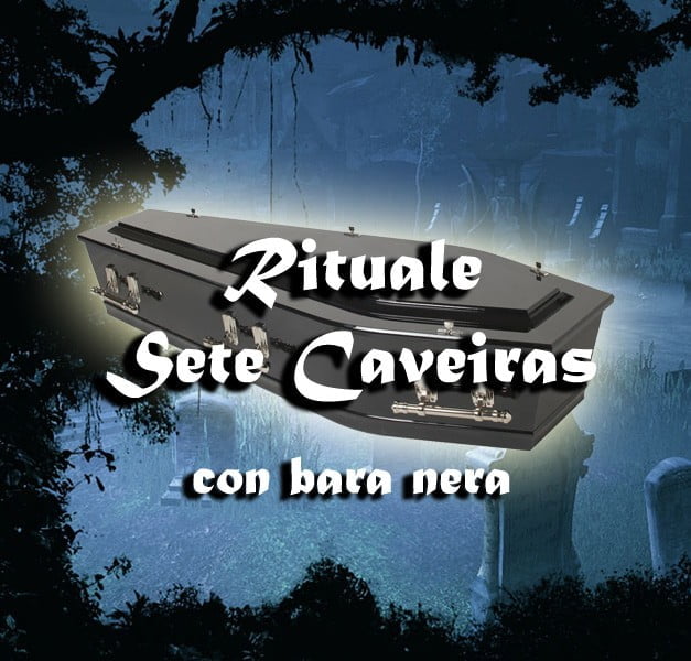 EXU SETE CAVEIRAS WITH BLACK COFFIN - RITUAL OF THE BREAKING EXU SETE CAVEIRAS WITH BLACK COFFIN - RITUAL OF THE BREAKING