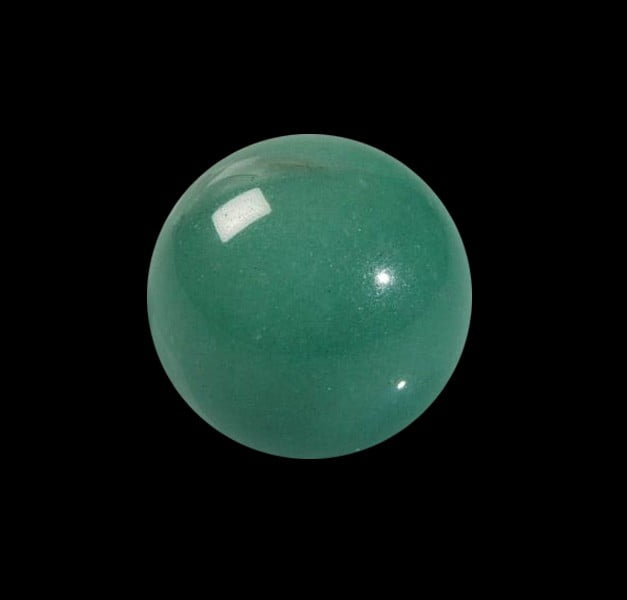 SFERA MASSAGGIO YOGA AVVENTURINA VERDE - Diametro 15 mm SFERA MASSAGGIO YOGA AVVENTURINA VERDE - Diametro 15 mm