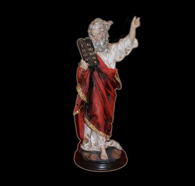 MOSES CM 31 RESIN STATUE MOSES CM 31 RESIN STATUE