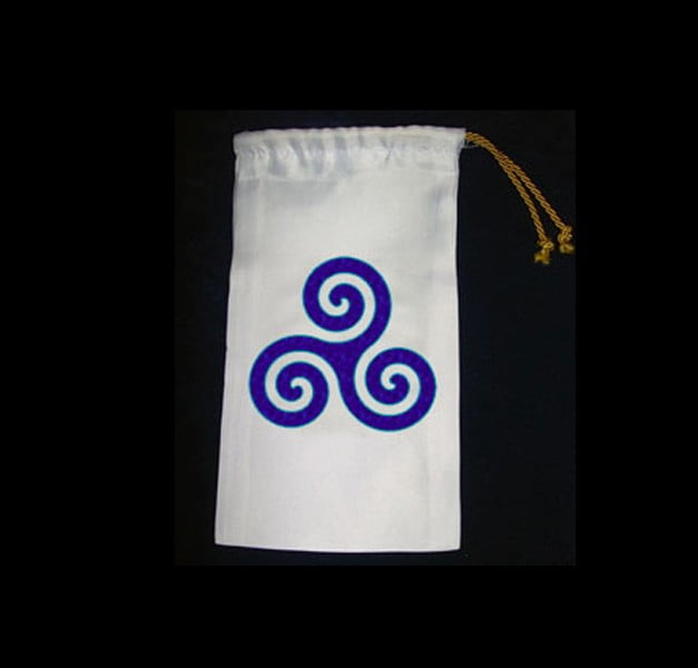 BORSA PORTA TAROCCHI - TRISKELL - BLU