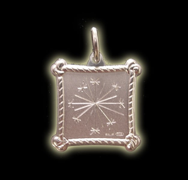 Vevè Zetwal medal - Silver 925 Vevè Zetwal medal - Silver 925