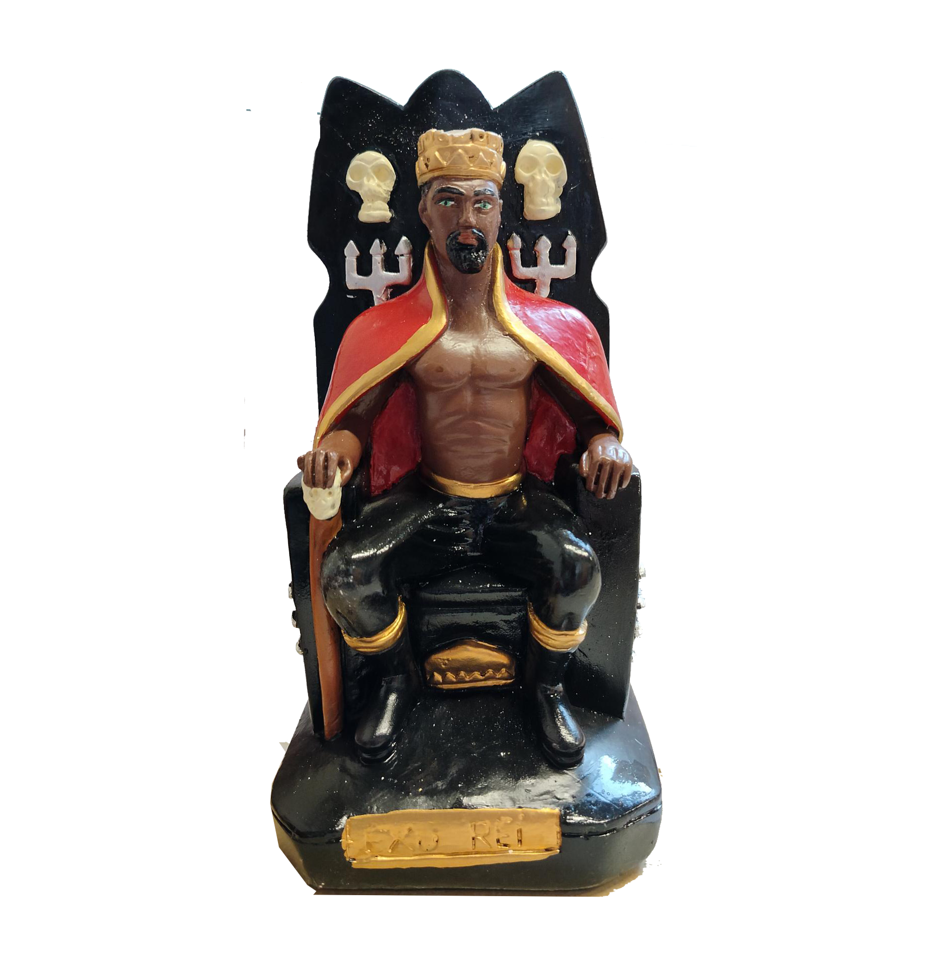 EXÚ REI NO TRONO DO INFERNO 21cm