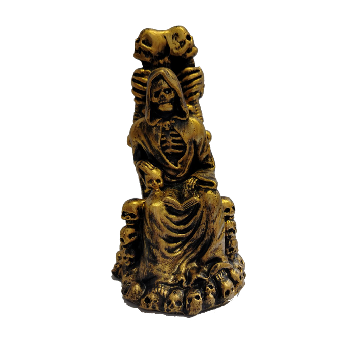 EXU TATA CAVEIRA ON THRONE CM 18 EXU TATA CAVEIRA ON THRONE CM 18