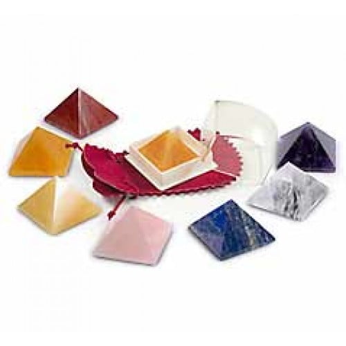 SEMI PRECIOUS STONE PYRAMIDS - 1 piece