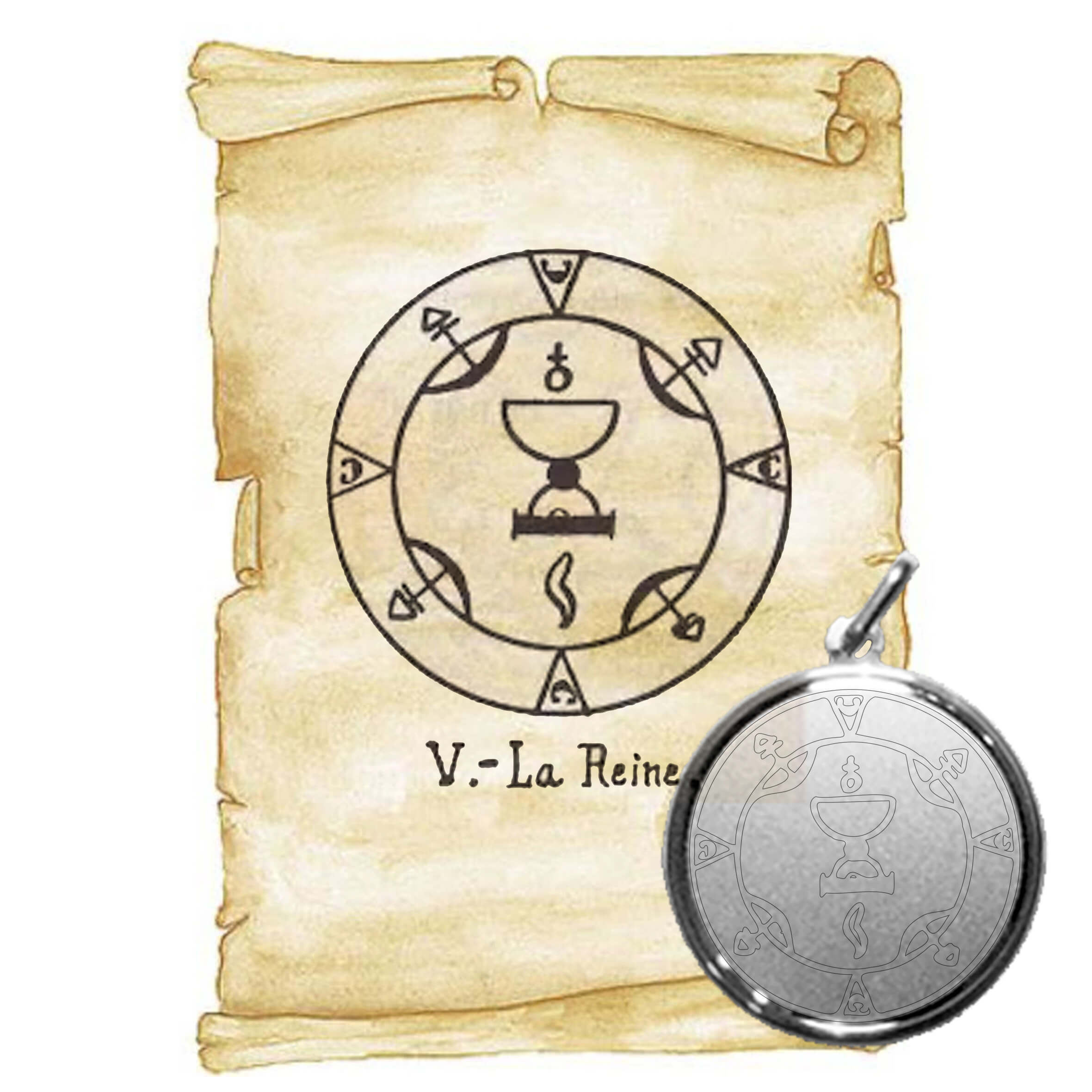 Fifth Pentacle Majeur by Dom Bernardin - La Reine Fifth Pentacle Majeur by Dom Bernardin - La Reine