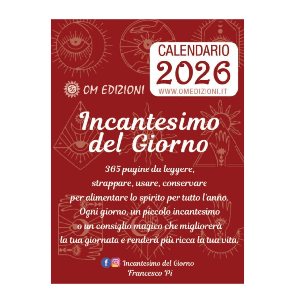 CALENDARIO 2026 -  INCANTESIMO DEL GIORNO