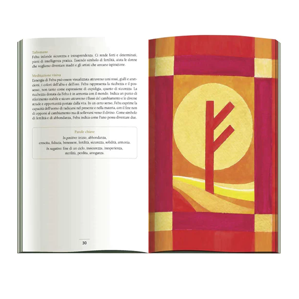 COFANETTO RUNE - RUNE IN LEGNO + LIBRO - immagine 3