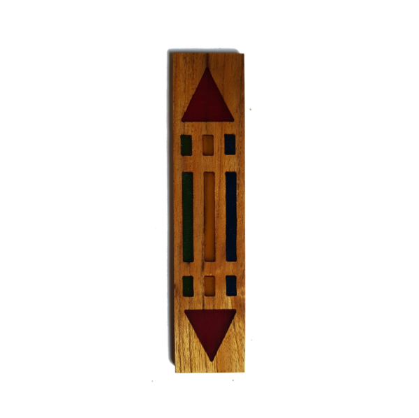 KARNAK STELE IN TEAK WOOD