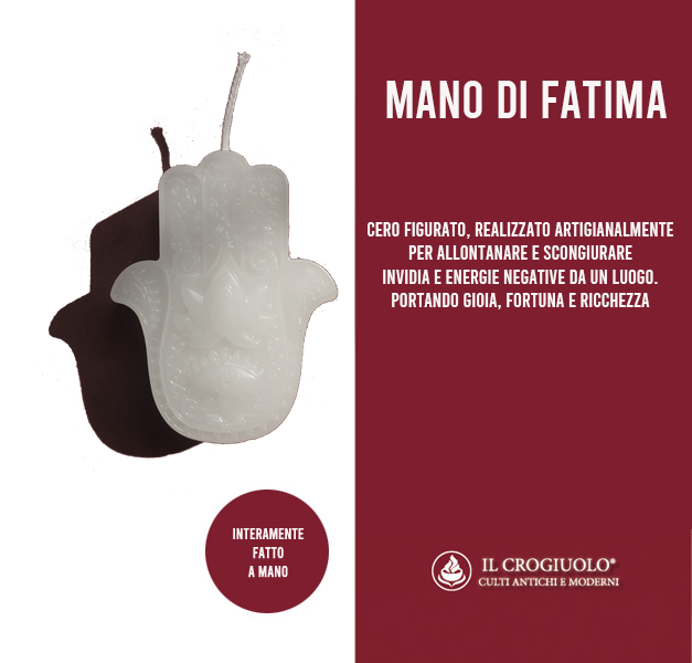 Candela Rituale - MANO DI FATIMA Candela Rituale - MANO DI FATIMA