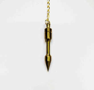 PENDOLO FRECCIA ORGONICA IN OTTONE