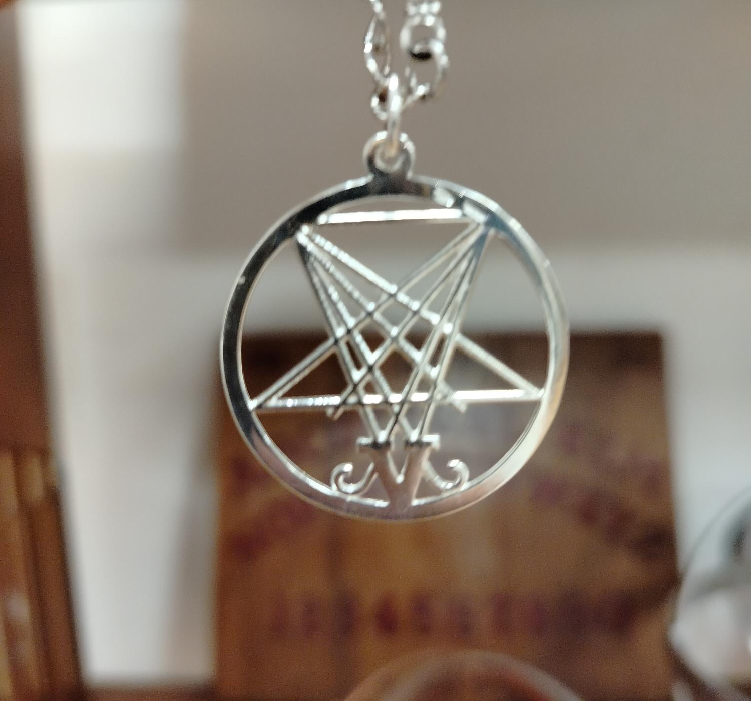 LUCIFER SEAL PENDANT - SILVER GR. 3.5