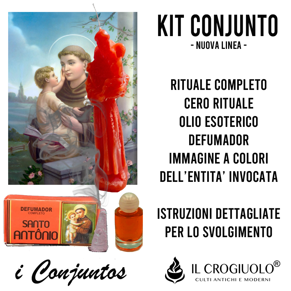 Kit Rituale - Conjunto - Sant'Antonio Elegbara