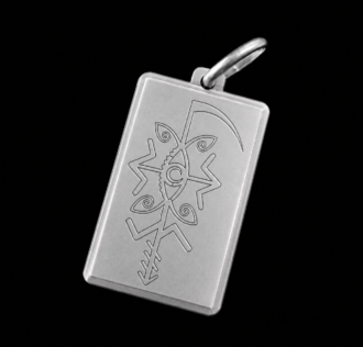 SIGILLO REVERSIBLE DELLA SANTA MUERTE - ARGENTO 925 (Copia)