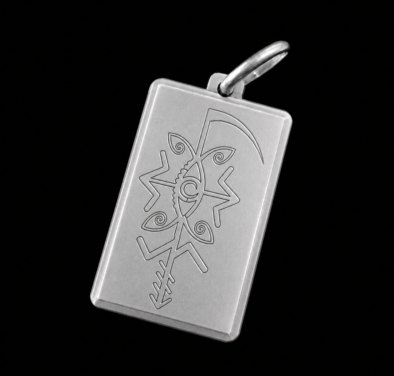 SIGILLO REVERSIBLE DELLA SANTA MUERTE - ARGENTO 925 (Copia)