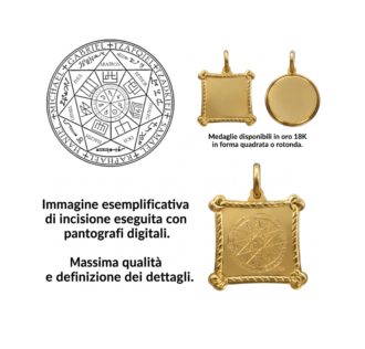 TALISMANO SUPREMO SETTE SPIRITI OLIMPICI in oro 18k TALISMANO SUPREMO SETTE SPIRITI OLIMPICI in oro 18k