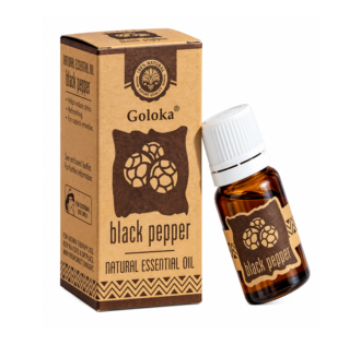 OLIO ESSENZIALE GOLOKA 100% NATURALE - PEPE NERO - BLACK PEPPER 10 ml OLIO ESSENZIALE GOLOKA 100% NATURALE - PEPE NERO - BLACK PEPPER 10 ml