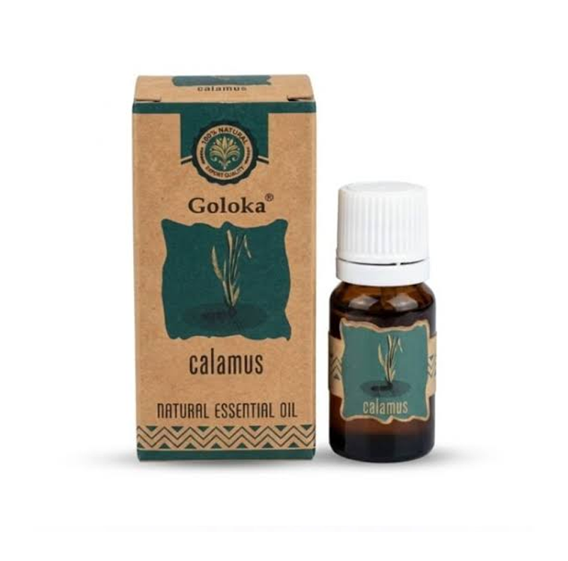 OLIO ESSENZIALE GOLOKA 100% NATURALE - CALAMO - CALAMUS 10 ml OLIO ESSENZIALE GOLOKA 100% NATURALE - CALAMO - CALAMUS 10 ml