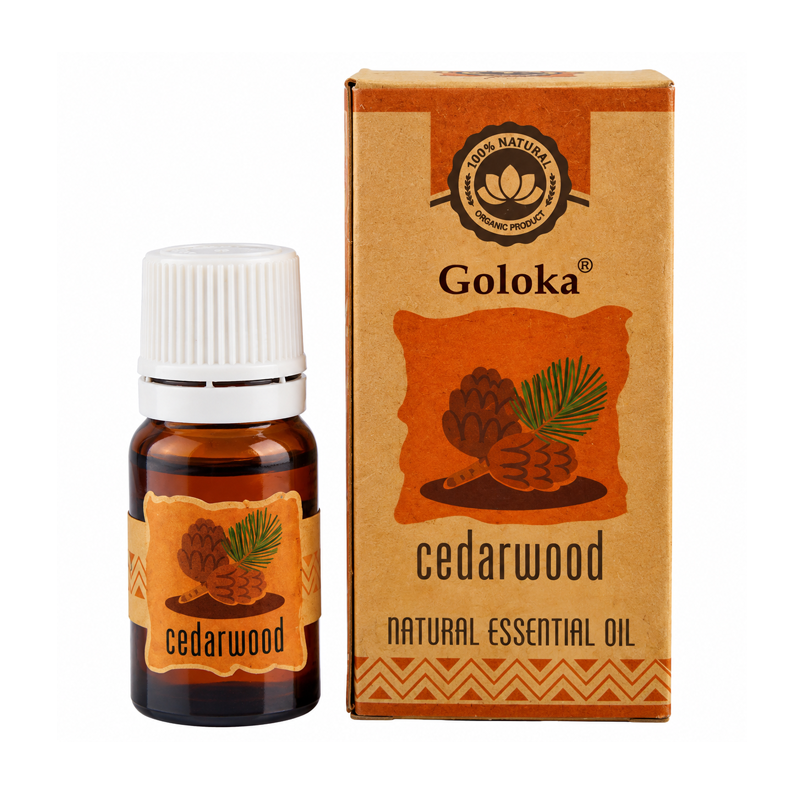 OLIO ESSENZIALE GOLOKA 100% NATURALE - CEDRO - CEDARWOOD 10 ml