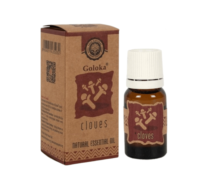 OLIO ESSENZIALE GOLOKA 100% NATURALE - CHIODI DI GAROFANO - CLOVES 10 ml OLIO ESSENZIALE GOLOKA 100% NATURALE - CHIODI DI GAROFANO - CLOVES 10 ml