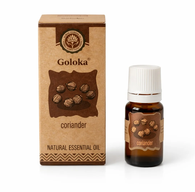 OLIO ESSENZIALE GOLOKA 100% NATURALE - CORIANDOLO - CORIANDER 10 ml