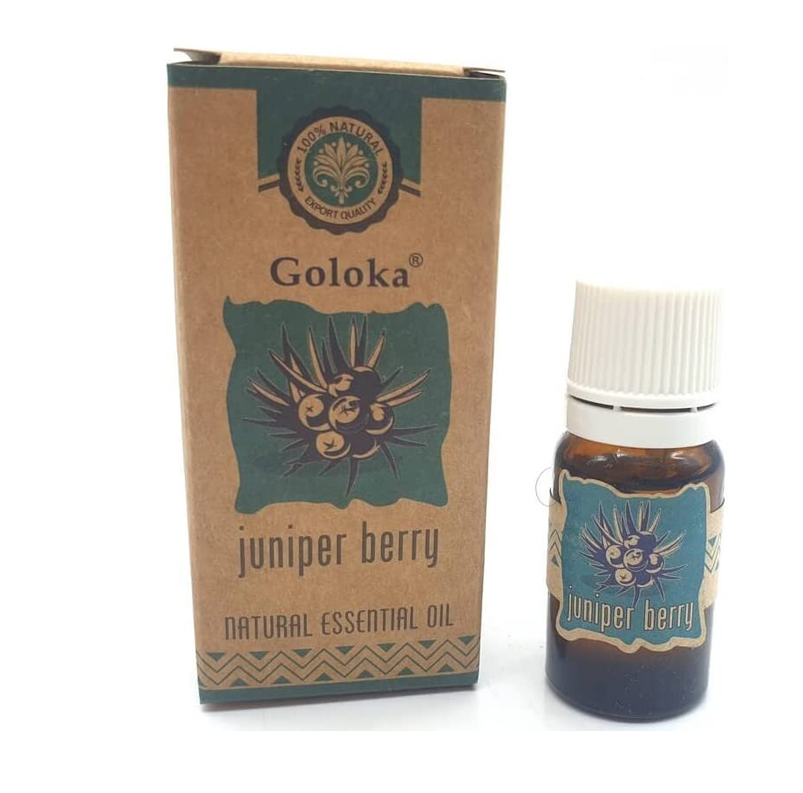 OLIO ESSENZIALE GOLOKA 100% NATURALE - GINEPRO - JUNIPER BERRY 10 ml OLIO ESSENZIALE GOLOKA 100% NATURALE - GINEPRO - JUNIPER BERRY 10 ml