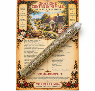 MAGIC CANDLE - RITUALIZED CANDLE DE LA LIMPIA - CLEANSING CANDLE