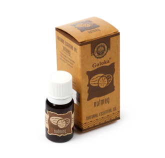 OLIO ESSENZIALE GOLOKA 100% NATURALE - NOCE MOSCATA - NUTMEG 10 ml OLIO ESSENZIALE GOLOKA 100% NATURALE - NOCE MOSCATA - NUTMEG 10 ml