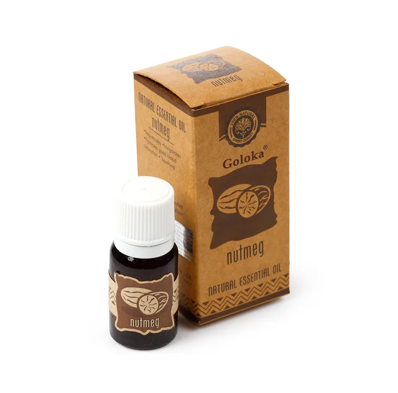 OLIO ESSENZIALE GOLOKA 100% NATURALE - NOCE MOSCATA - NUTMEG 10 ml