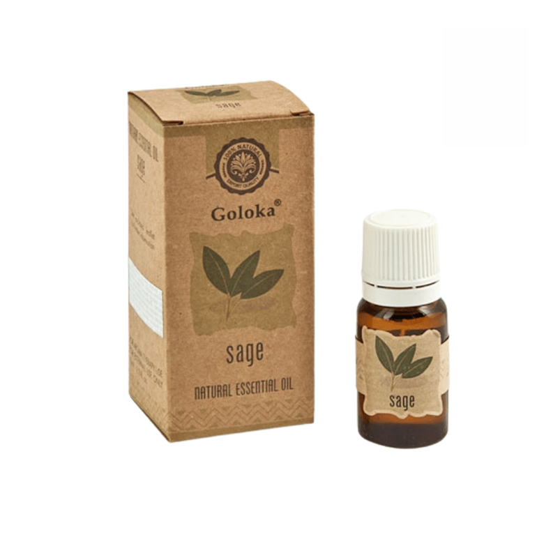 OLIO ESSENZIALE GOLOKA 100% NATURALE - SALVIA -  SAGE 10 ml