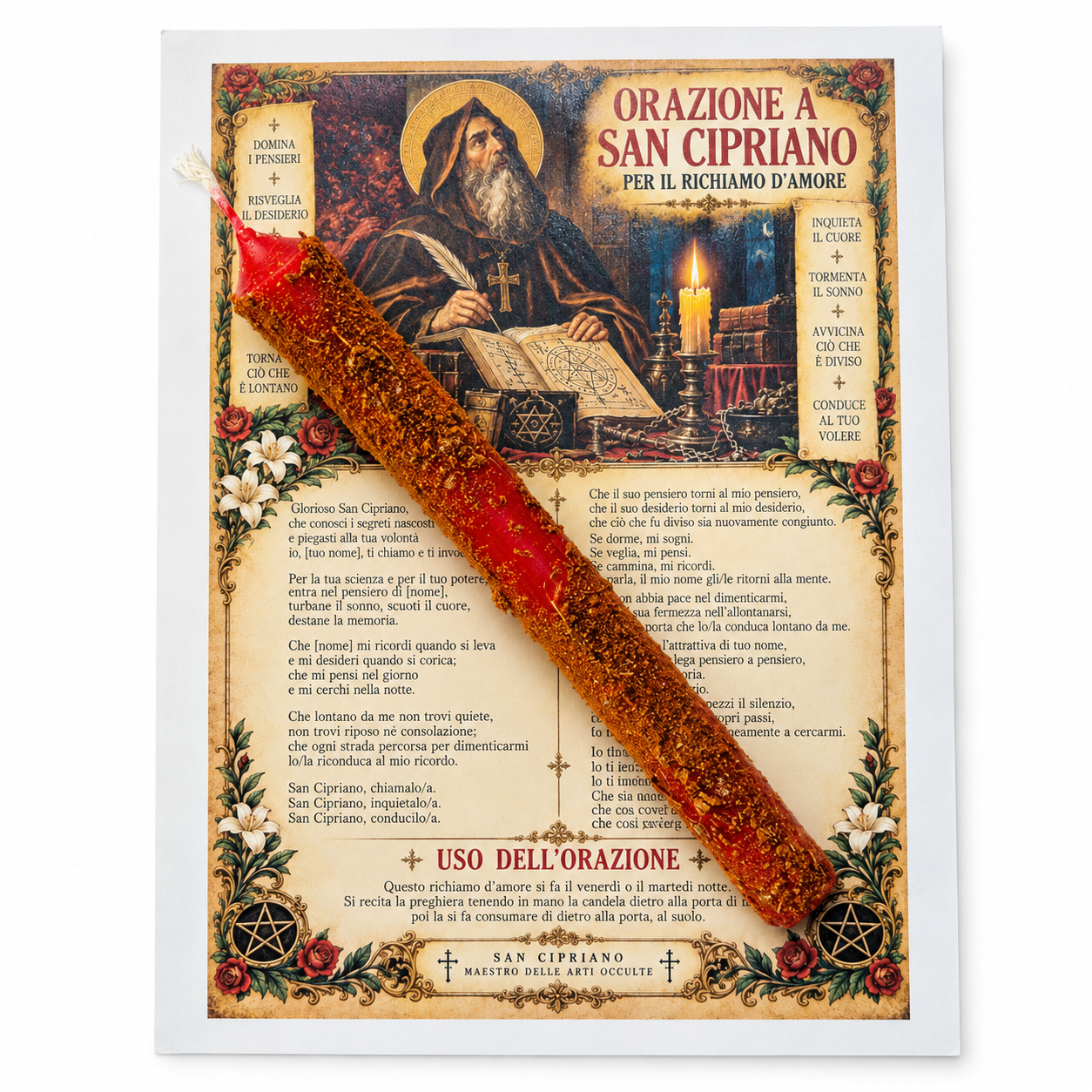 LE CANDELE MAGICHE - SAN CIPRIANO RICHIAMO D'AMORE LE CANDELE MAGICHE - SAN CIPRIANO RICHIAMO D'AMORE